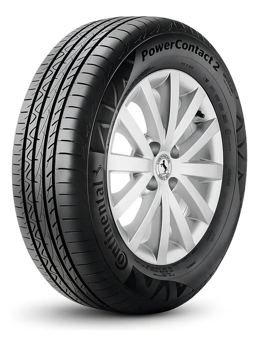 Kit 4 Pneus 205/55R16 Continental PowerContact 2 91V Aro 16 - Imagem 2