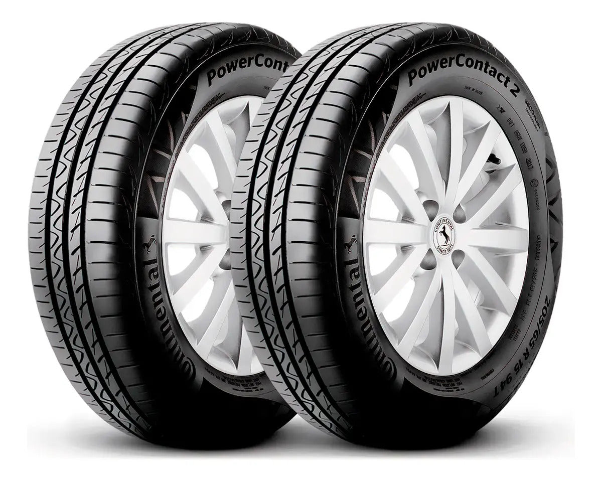 Kit 2 Pneus 185/65R15 Continental PowerContact 2 88H Aro 15