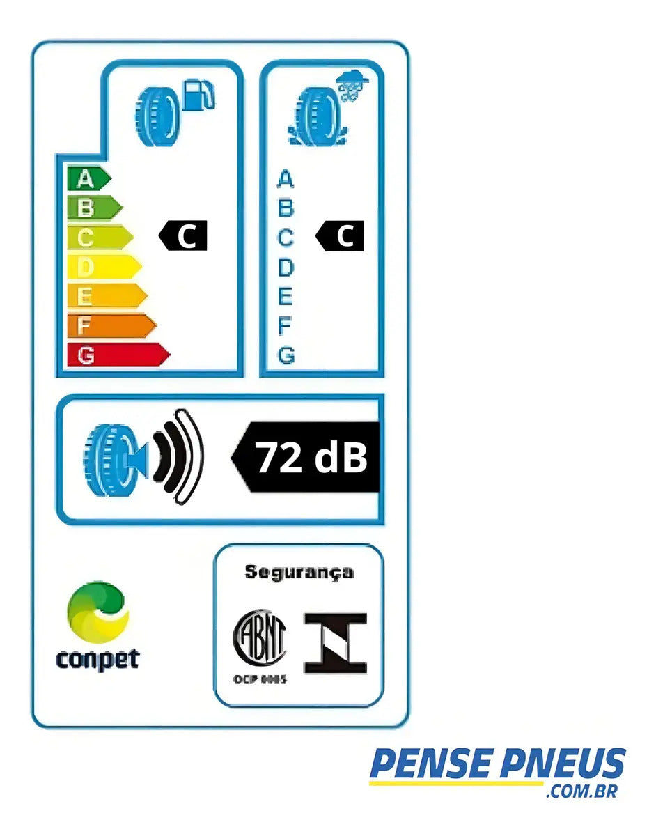 Kit 4 Pneus 205/55R16 Continental PowerContact 2 91V Aro 16 - Imagem 5