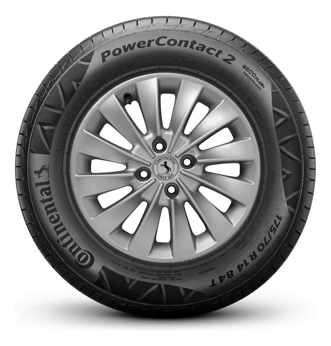 Pneu 185/65R15 Continental PowerContact 2 88H Aro 15 - Imagem 3